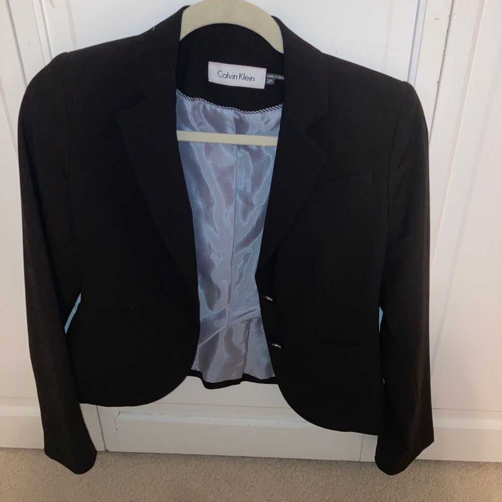 Black Calvin Klein blazer
